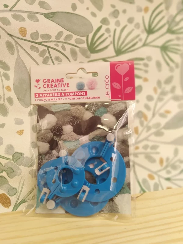 2 appareils à pompoms graine créative