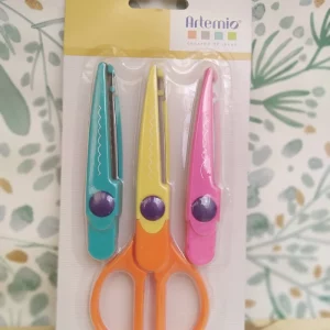 Set de ciseaux fantaisie à lames interchangeable -Artemio