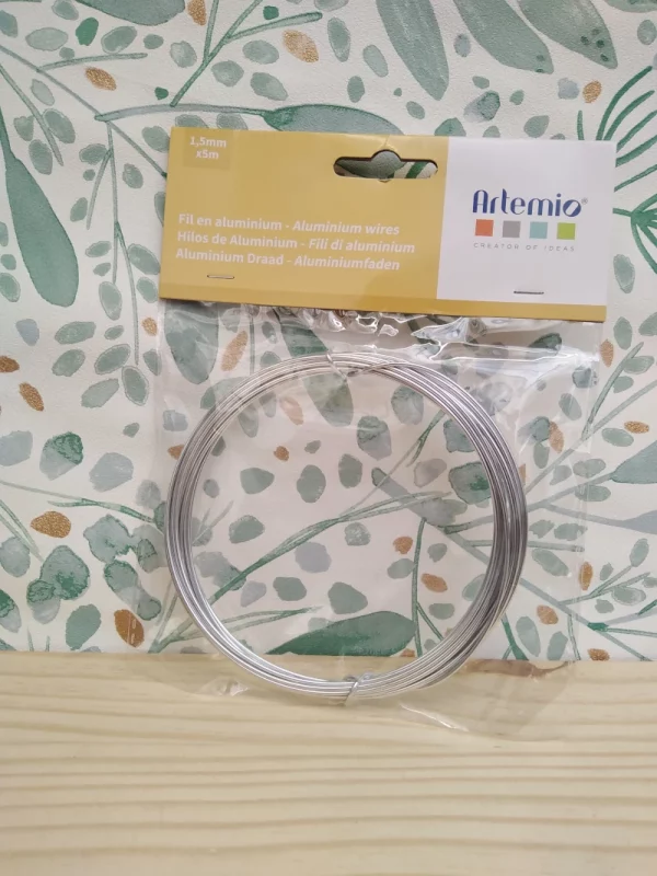 Fil aluminium argent