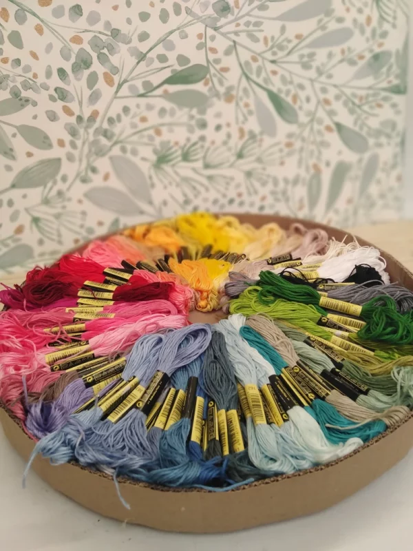 Fil en coton pour broderie artemio