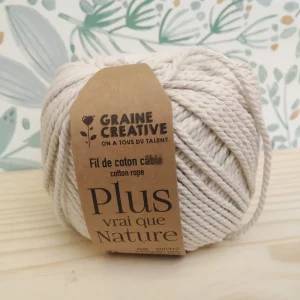 Fil de coton macramé