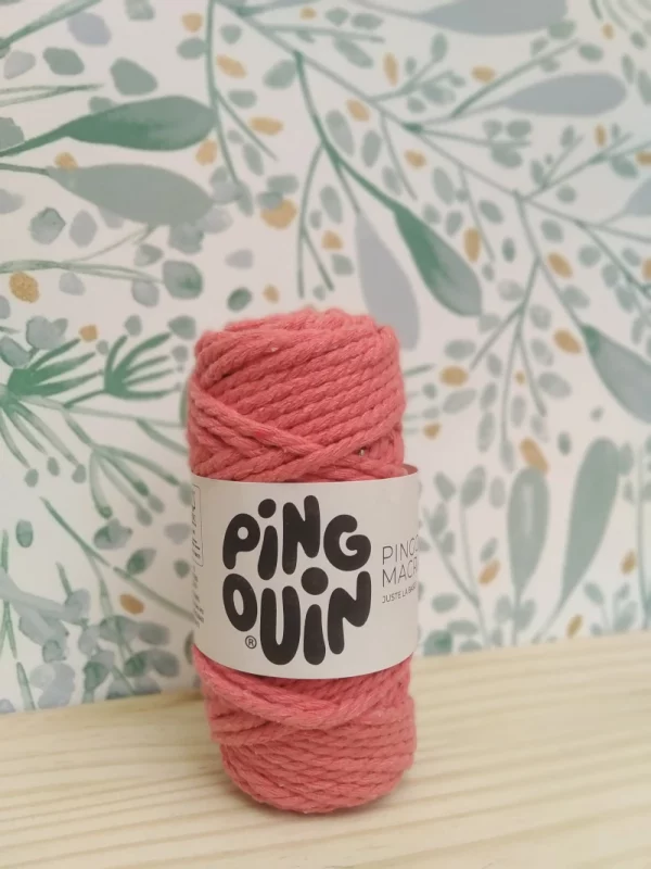Fil macramé 3mm corail