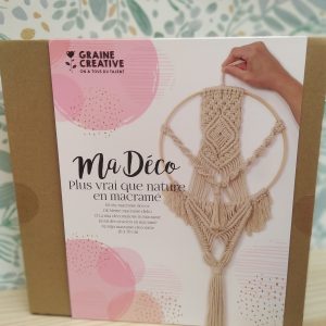 Kit macramé cercle - Ma déco plus vrai que nature