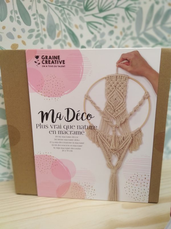 Kit macramé cercle - Ma déco plus vrai que nature