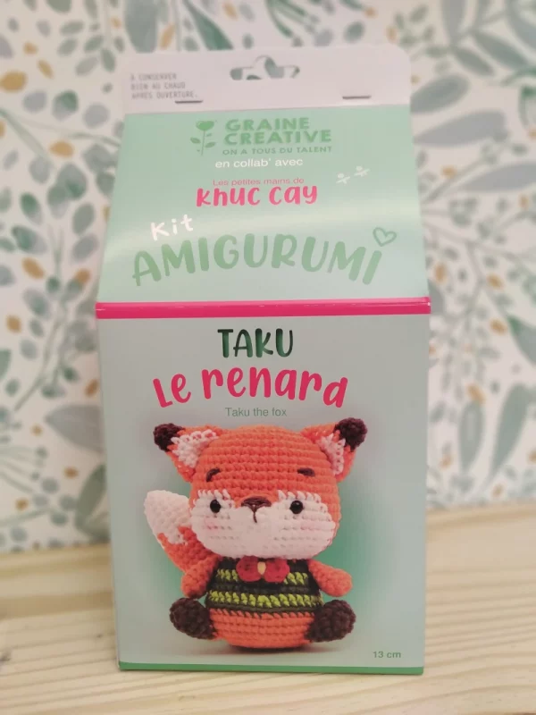 Kit amigurumi - taku le renard