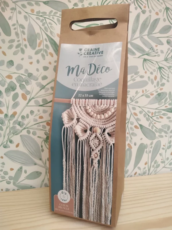 Kit macramé coquillage