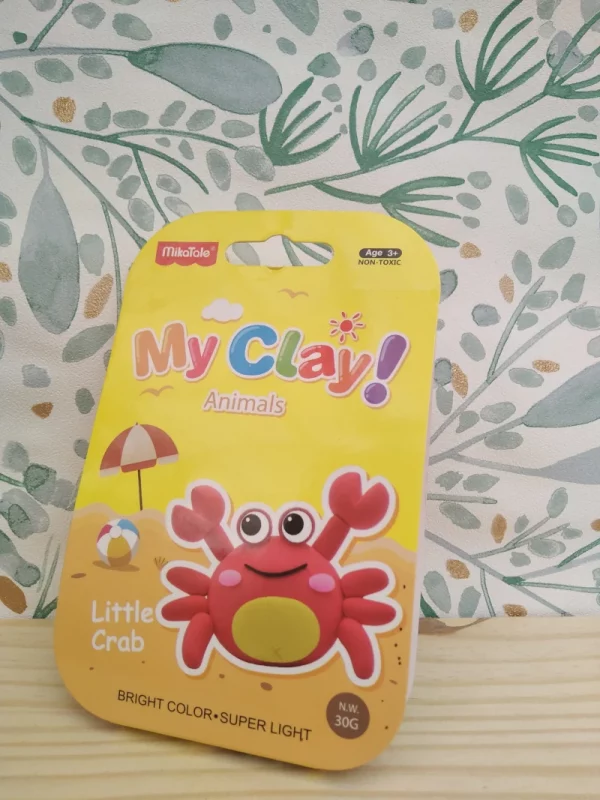 My Clay Mini kit crabe