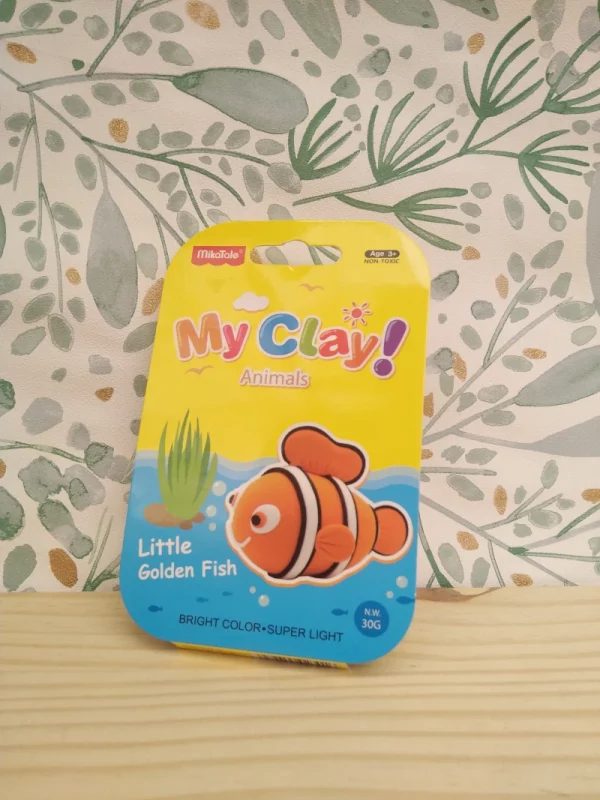 My clay pâte-auto-durcissant poisson rouge