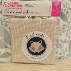 Toile punch needle belligné