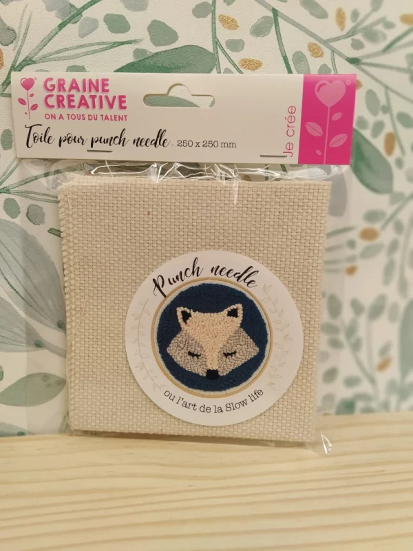Toile punch needle belligné