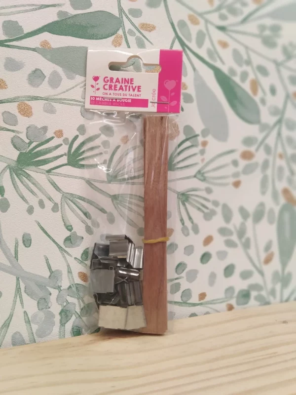 Mèches en bois à bougie