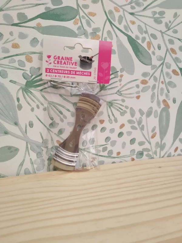 Centreur de mèche à bougie