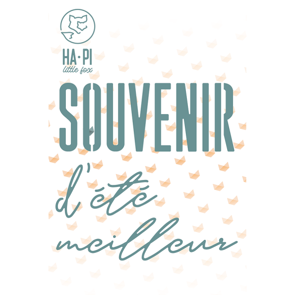 Matrice de découpe -Souvenir d'été - Ha-pi little fox