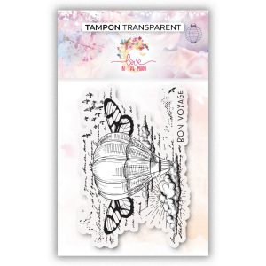Tampon transparent Bon voyage - Love in the moon