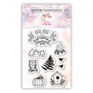 Tampon clear balade automnale de la marque Love in the moon